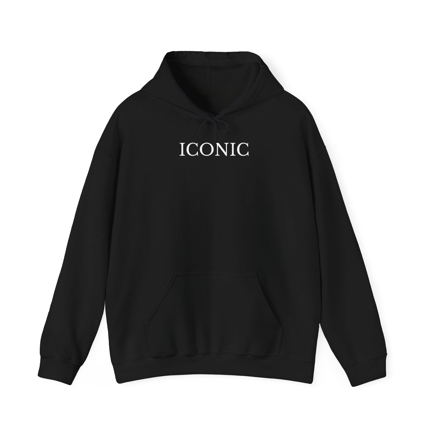 ICONIC - Standard Black Hoodie