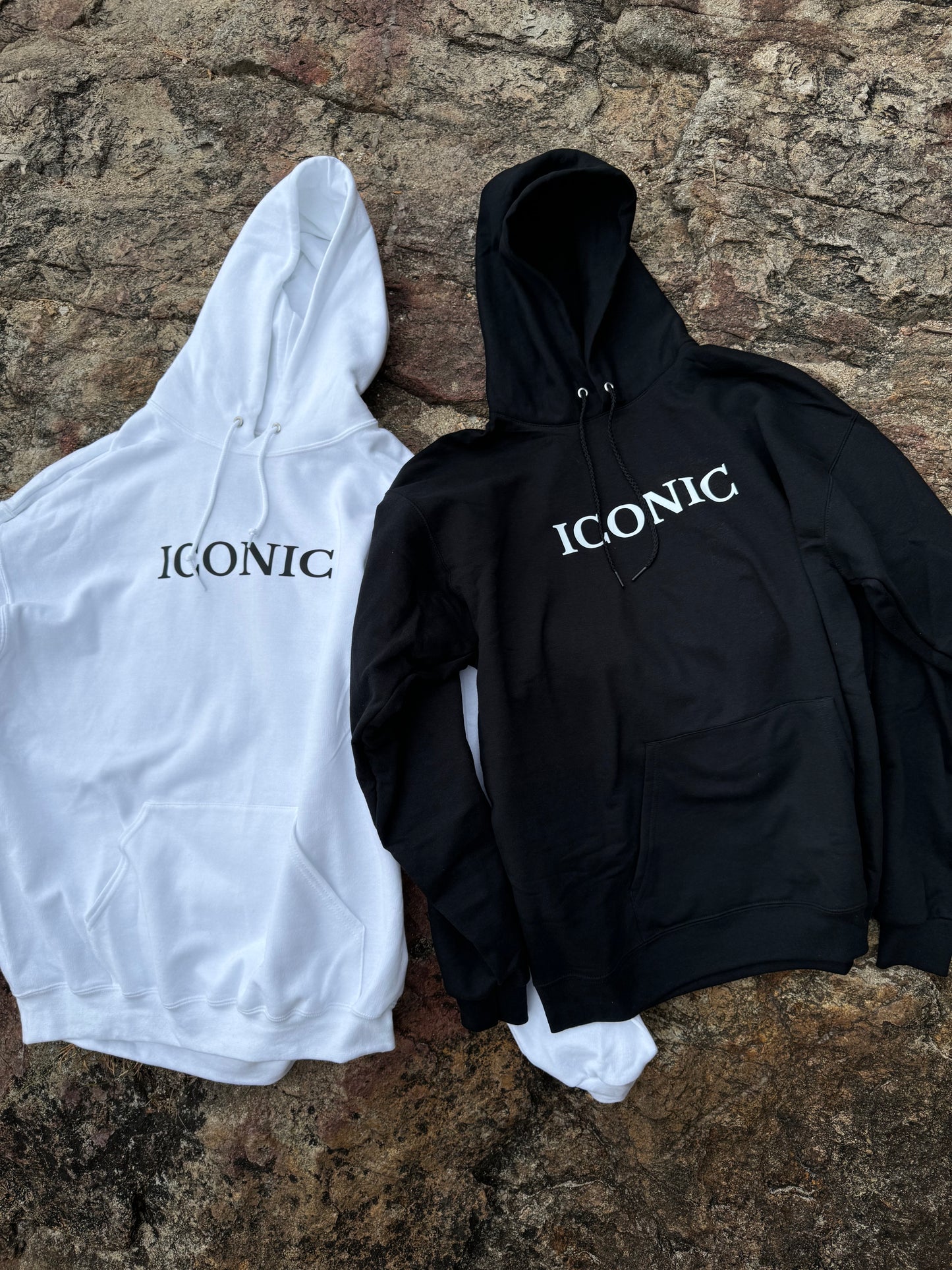 ICONIC - Standard Black Hoodie